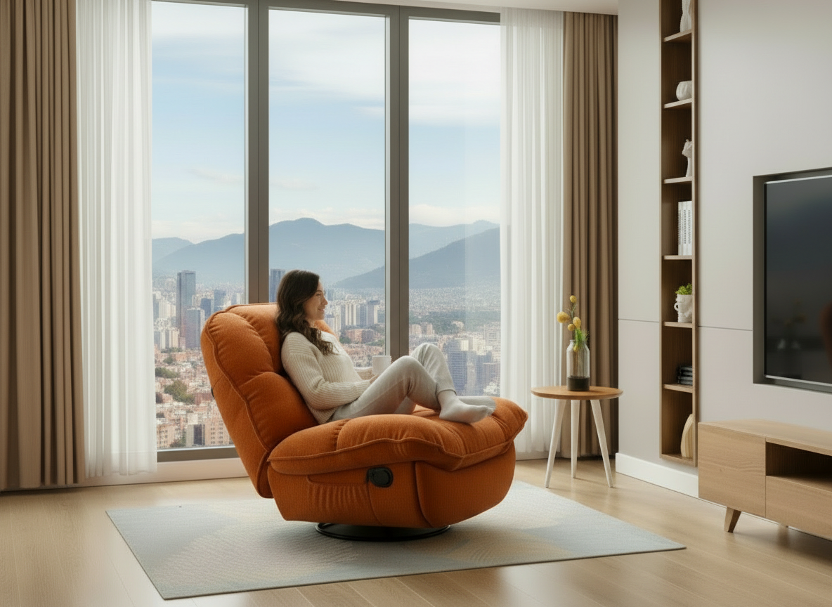 Hombre relajado en el sillón Pagureo